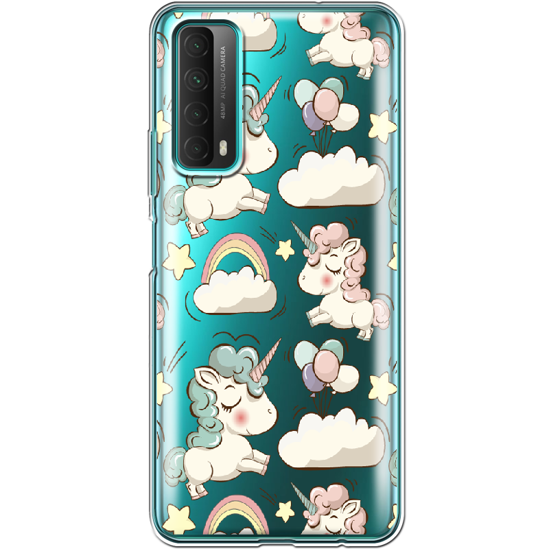 Чохол Boxface Huawei P Smart 2021 Unicorns Прозорий силікон (41133-cc2-41133)