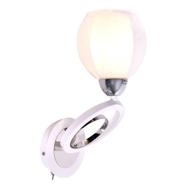 Бра Altalusse INL-9322W-01 E14 1x40 Вт White/Chrome (10900488) Бра Altalusse INL-9322W-01 E14 1x40 Вт White/Chrome (10900488)