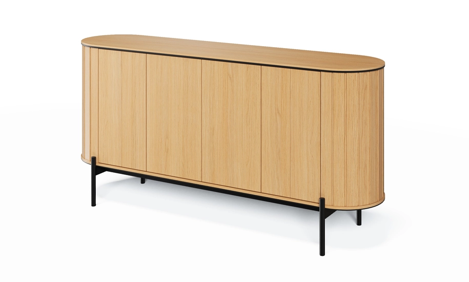 Комод 4д Rotto RT-03 1680x460x820 мм Дуб винченца/Эвкалипт (727724)