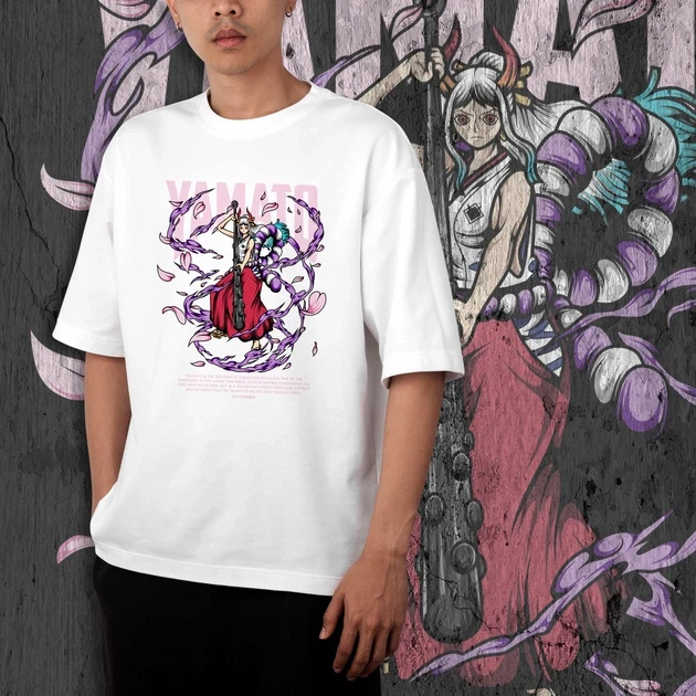 Футболка чоловіча з принтом Ван Піс Yamato р. 48 (Anime0277)