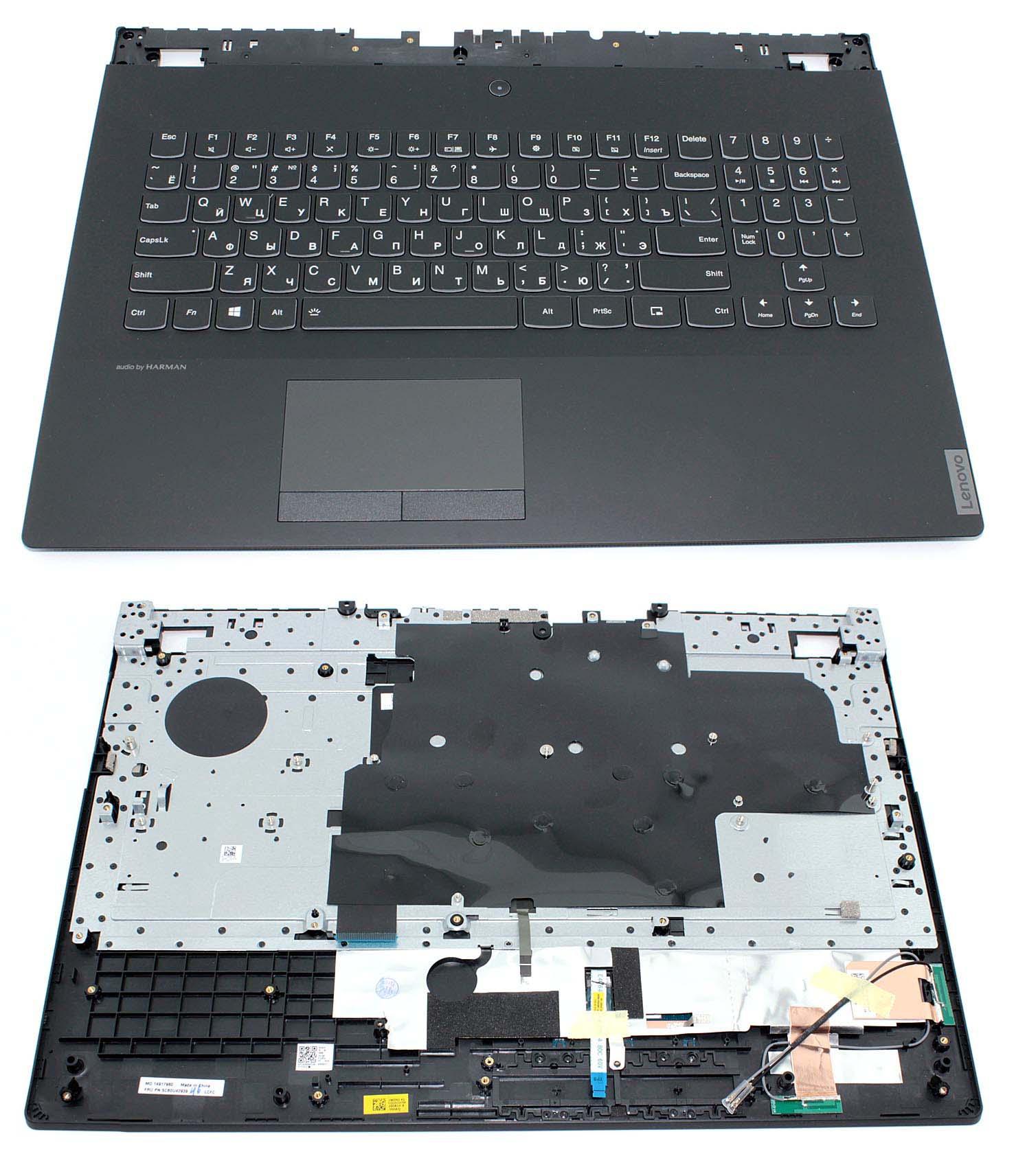 Клавиатура для ноутбука Lenovo Legion Y540-17IRH Black TopCase Black Клавиатура для ноутбука Lenovo Legion Y540-17IRH Black TopCase Black