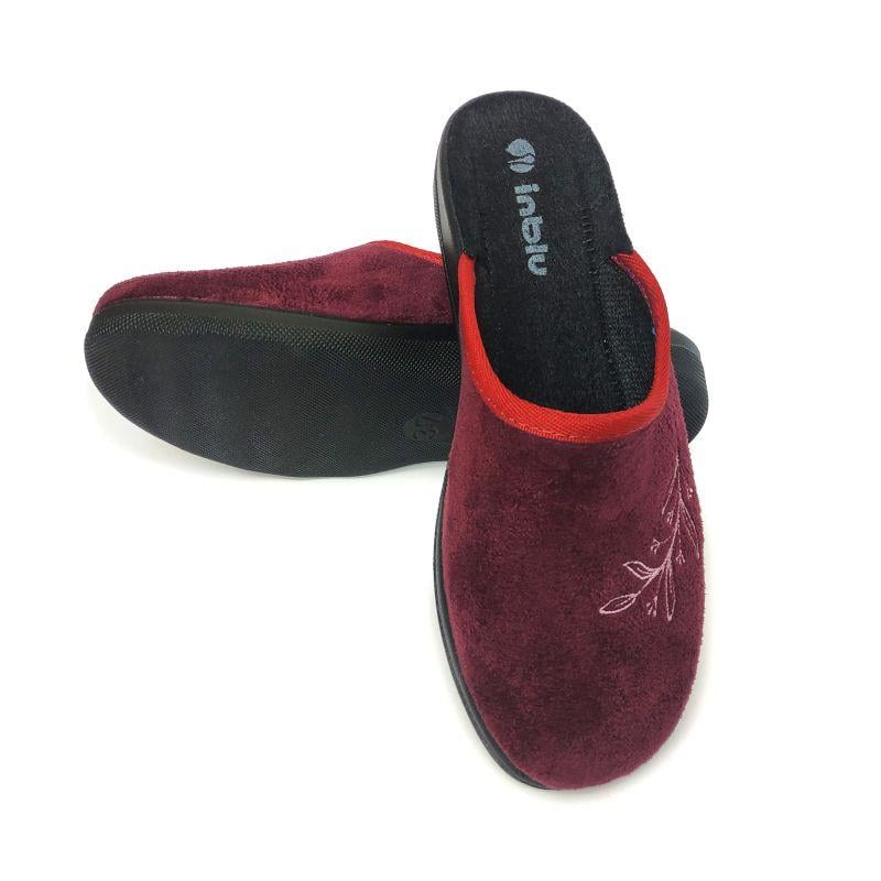 Тапочки домашние женские Inblu CA-1D p. 41 25,5 см Сливовый