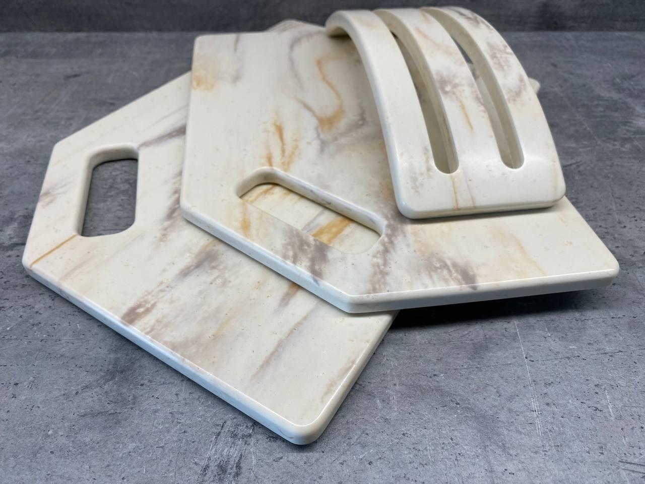 Набор досок кухонных Kashmere из искусственного камня на подставке 2 шт. (232) - фото 3 Набор досок кухонных Kashmere из искусственного камня на подставке 2 шт. (232) - фото 3