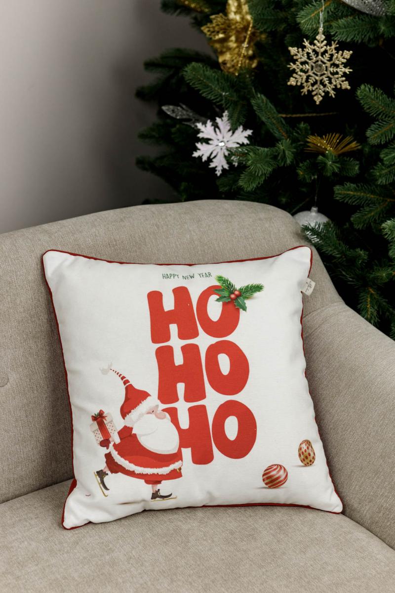 Наволочка декоративна Санта Но-Но-Но 45х45 см (031698) - фото 3 Наволочка декоративна Санта Но-Но-Но 45х45 см (031698) - фото 3