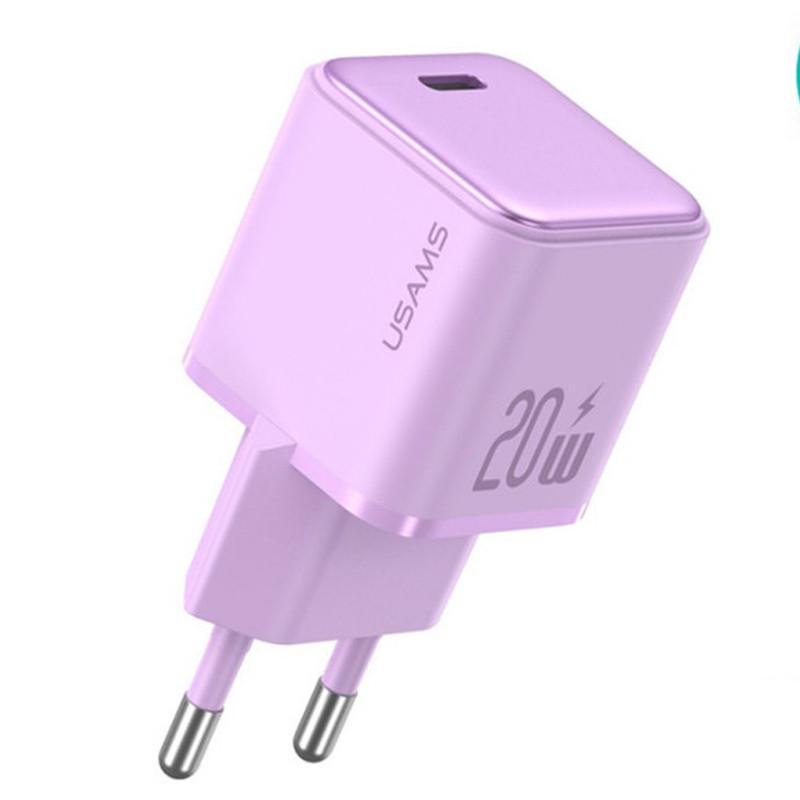 Зарядное устройство сетевое Usams US-CC183 PD20W 1C X-ron Series Purple (00000070765_3)