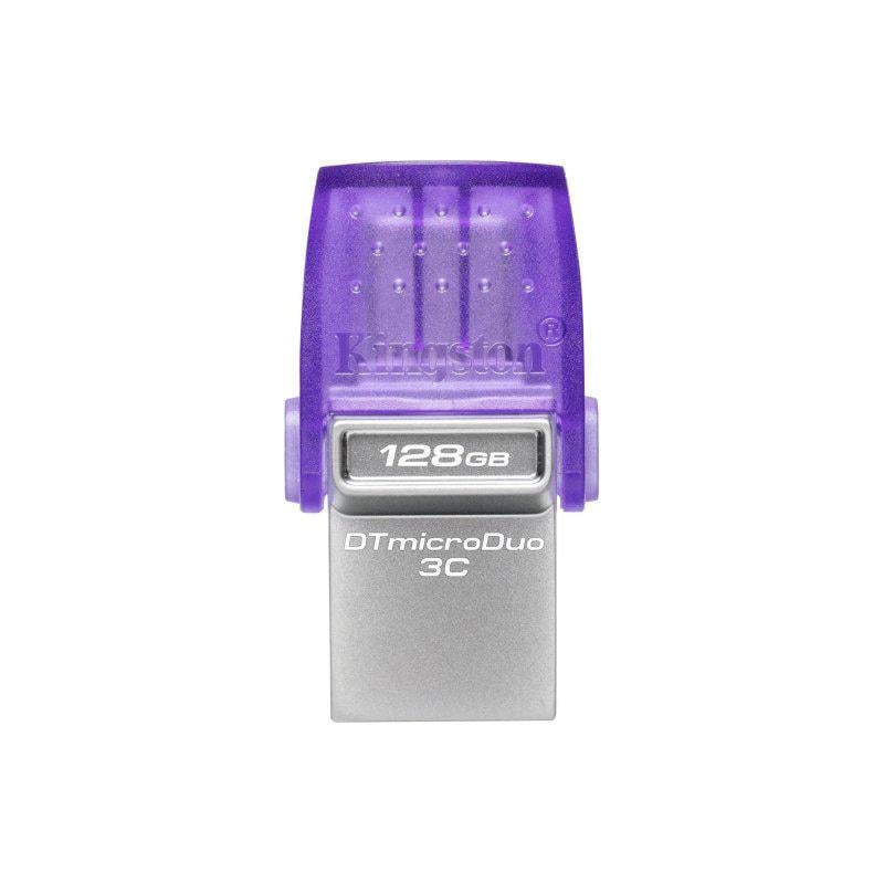 Флэш-память USB Kingston USB 3.2 DT microDuo 3C 128 GB Type-A/Type-C (20339)