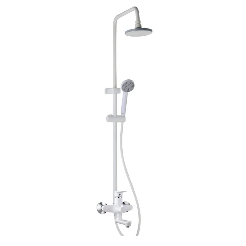 Душевая колонна со смесителем PLAMIX OSCAR-008-J White (PM0700)