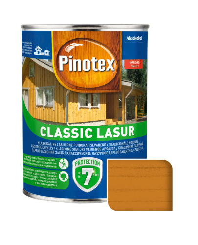 Средство деревозащитное Калужница Pinotex Classic Lasur 1 л (5301521)
