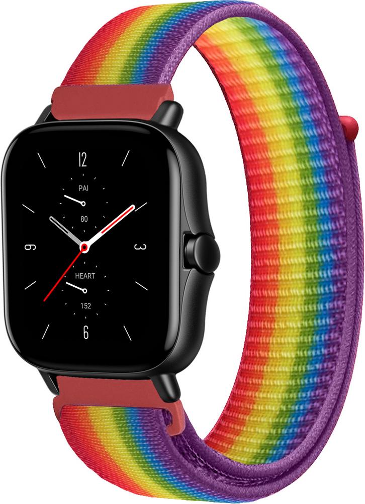 Ремінець нейлоновий Sport Loop для Amazfit GTS 2e Rainbow (15028-6B) Ремінець нейлоновий Sport Loop для Amazfit GTS 2e Rainbow (15028-6B)