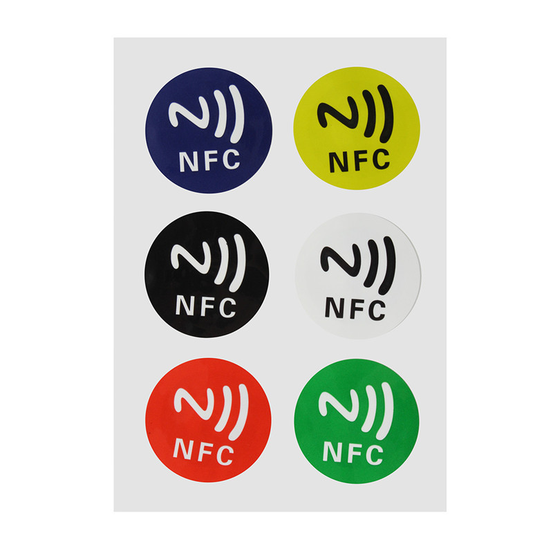 NFC мітки NTAG 213 наклейки 6 шт. - фото 1