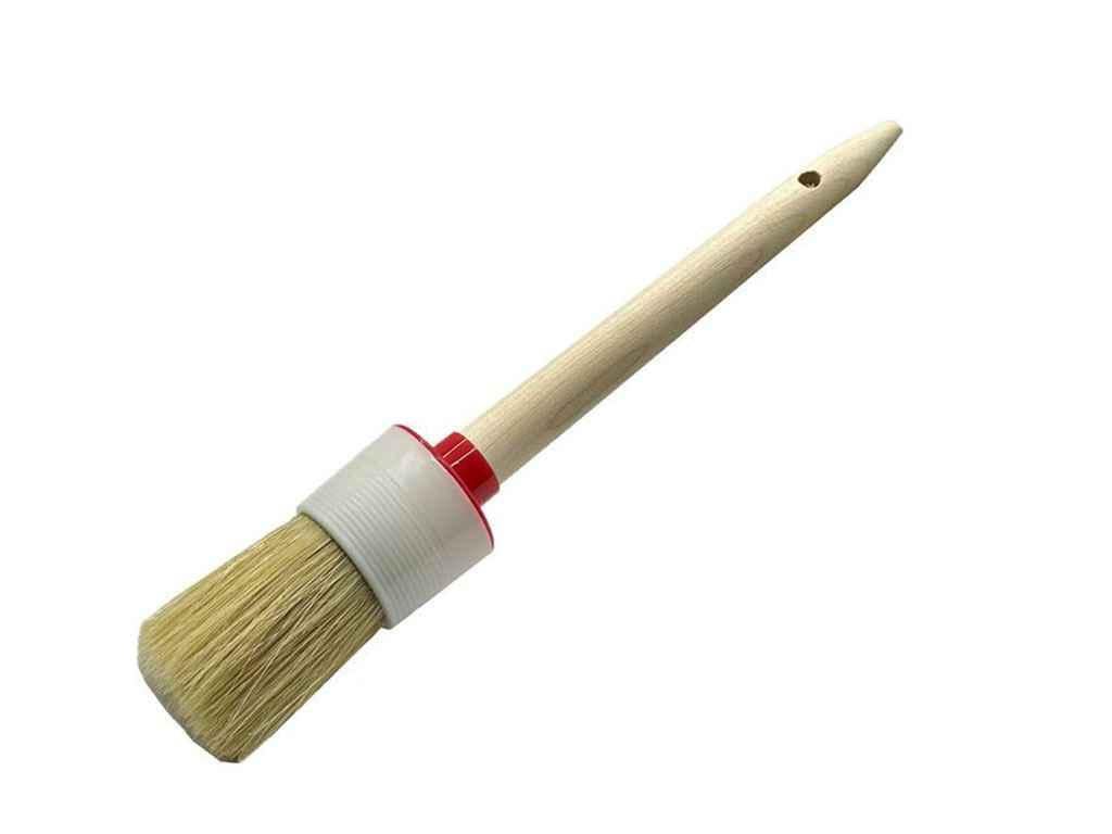 Пензель 45 мм круглий дерев'яна ручка WoffMann RONDO professional tools (1013865)