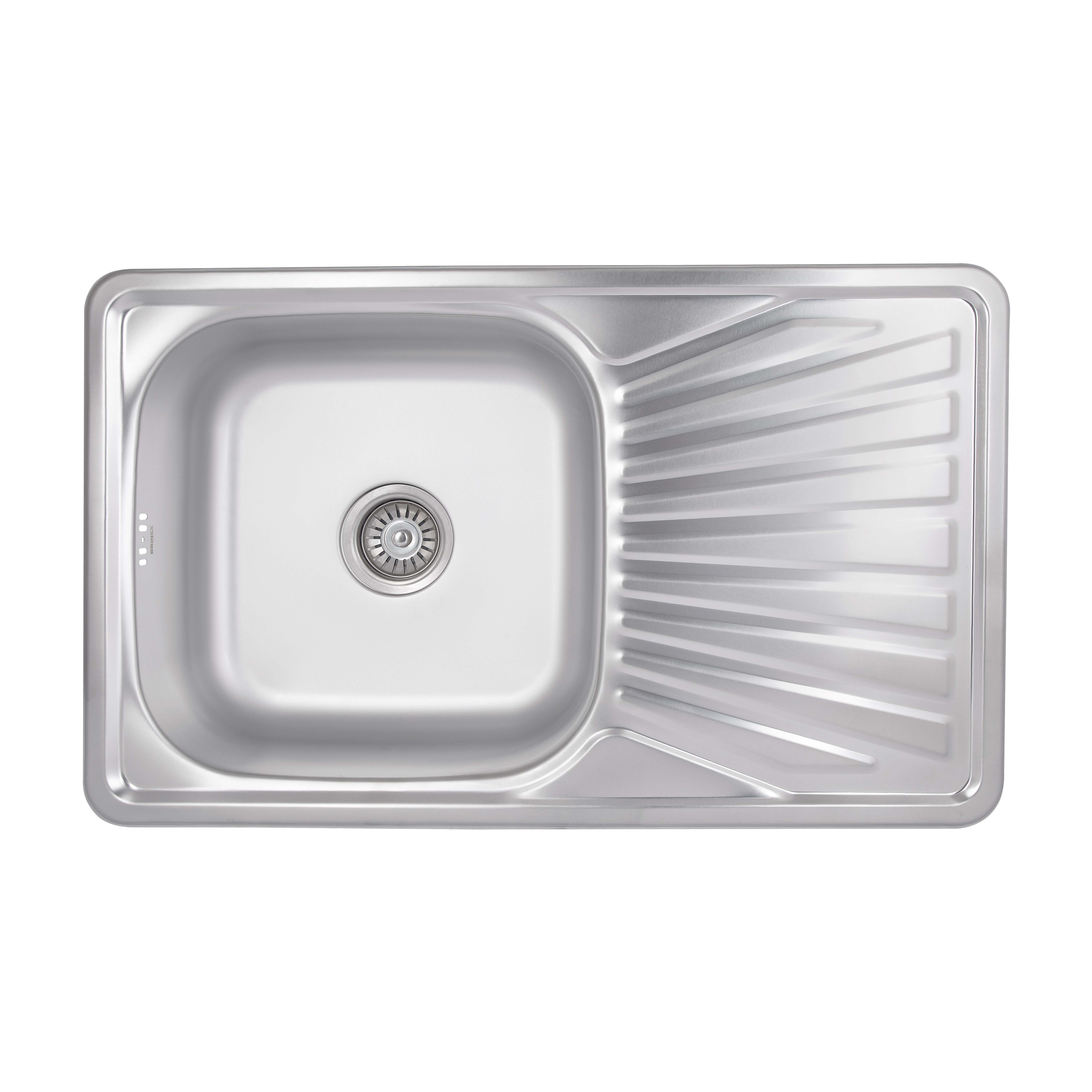 Мийка для кухні врізна Brinex 7848 Satin 0,8 мм (31022611) Мийка для кухні врізна Brinex 7848 Satin 0,8 мм (31022611)