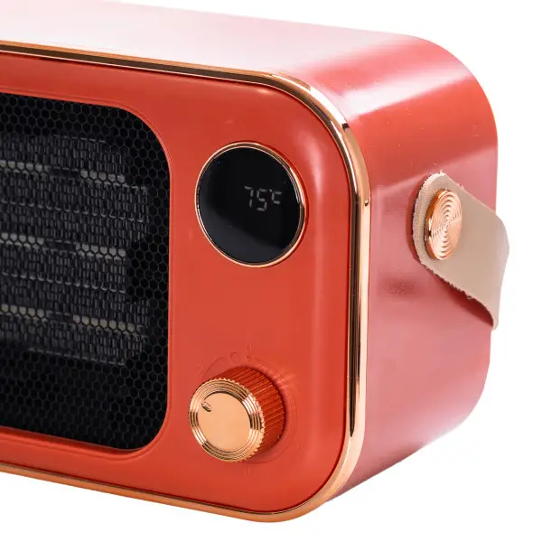 Тепловентилятор керамічний для дому електричний 1200 Вт Помаранчевий (HPAQL039O) - фото 5