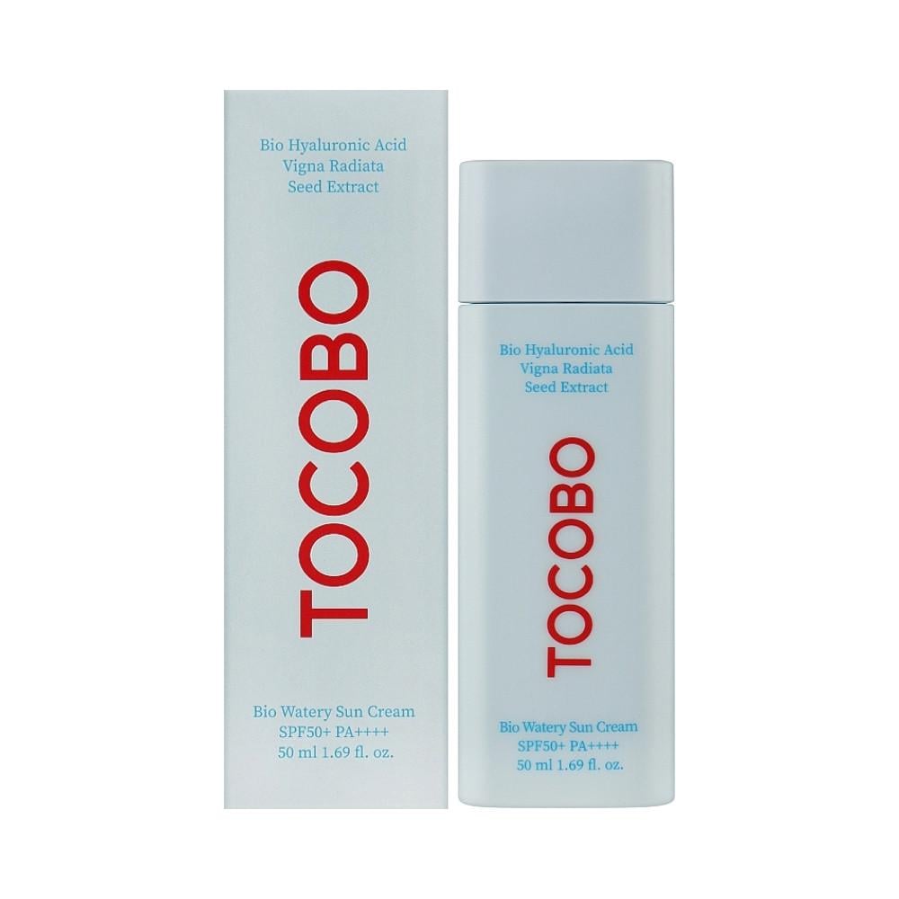 Крем легкий увлажняющий крем Tocobo Bio Watery Sun Cream SPF50+ 50 мл (TC0002) - фото 2 Крем легкий увлажняющий крем Tocobo Bio Watery Sun Cream SPF50+ 50 мл (TC0002) - фото 2