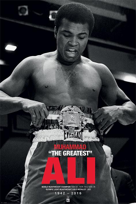 Постер плакат Мохаммед Али Пояс/Muhammad Ali Commemorative Belt 61x91,5 см