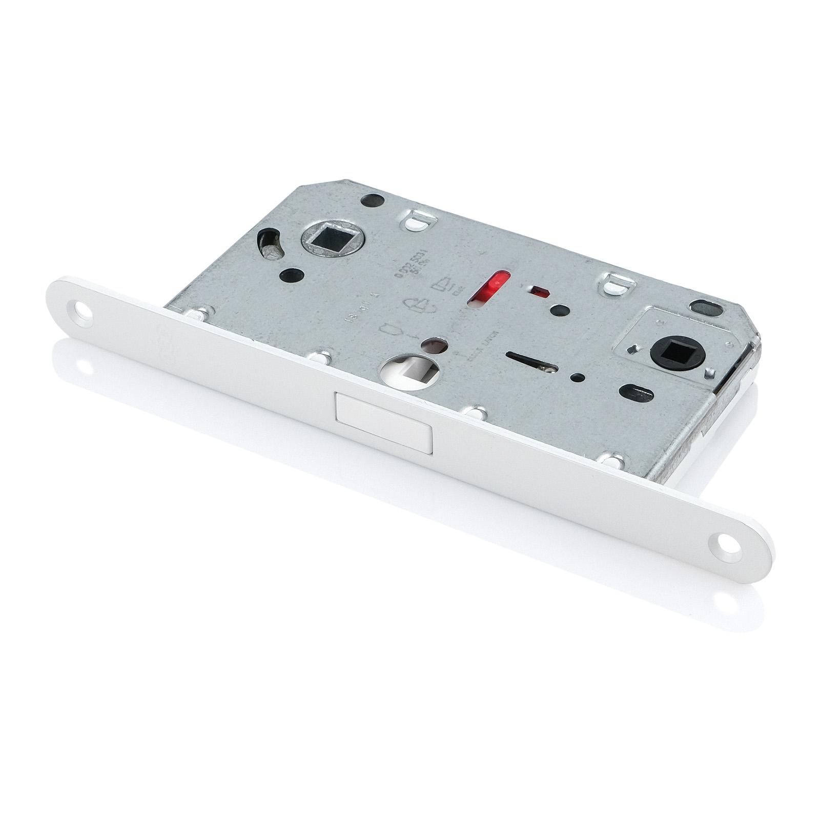 Замок врезной магнитный WC AGB Mediana Polaris XT 96/50 мм Белый (B06102.50.FM) - фото 2 Замок врезной магнитный WC AGB Mediana Polaris XT 96/50 мм Белый (B06102.50.FM) - фото 2