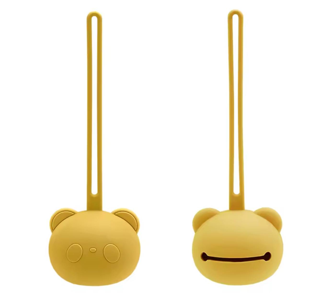 Силиконовый держатель соски Мишка - фото 2 Силиконовый держатель соски Мишка - фото 2