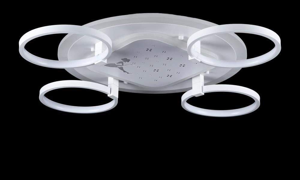 Світлодіодна люстра Ray L8621/4S+1 LED WT (IR006718) Світлодіодна люстра Ray L8621/4S+1 LED WT (IR006718)