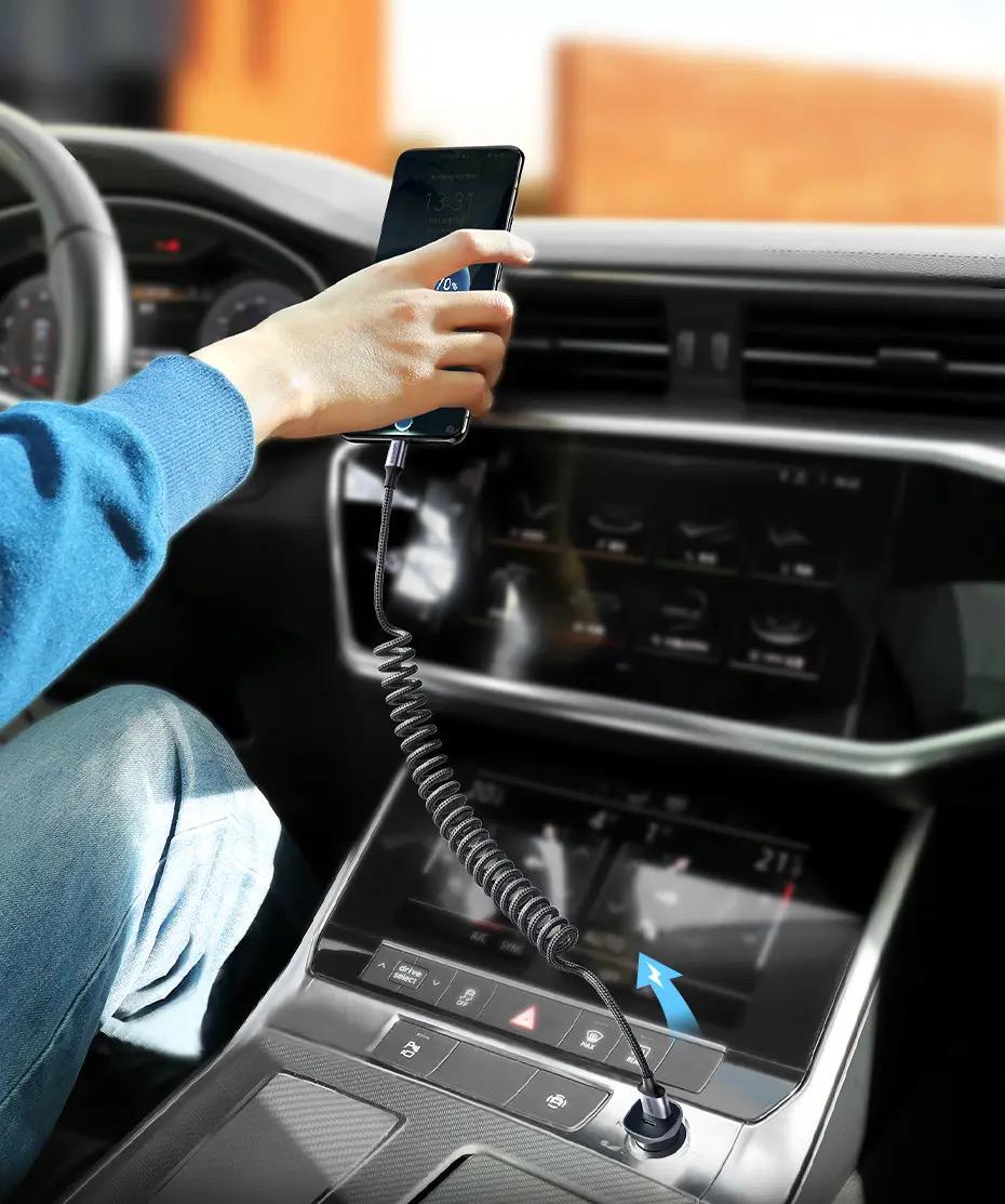 Кабель UGREEN US554 6A 100W USB-C to USB-C Чорний (90790) - фото 13