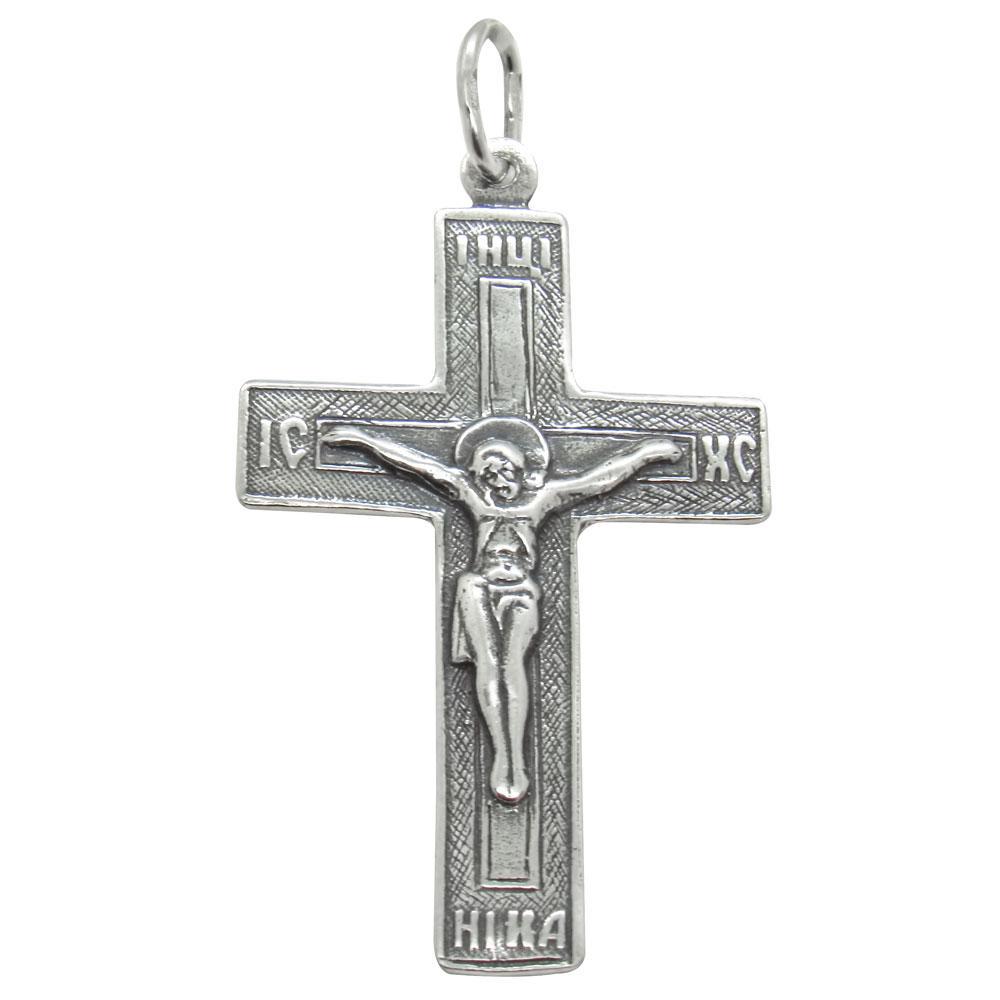 Серебряный христианский подвес Крестик 15 (1137374304)