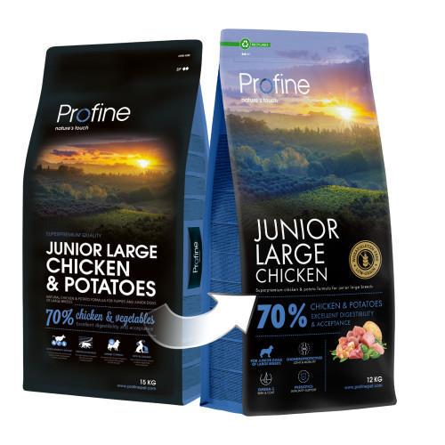 Корм сухий Profine Junior Large для цуценят та юніорів великих порід з куркою та картоплею 12 кг - фото 3