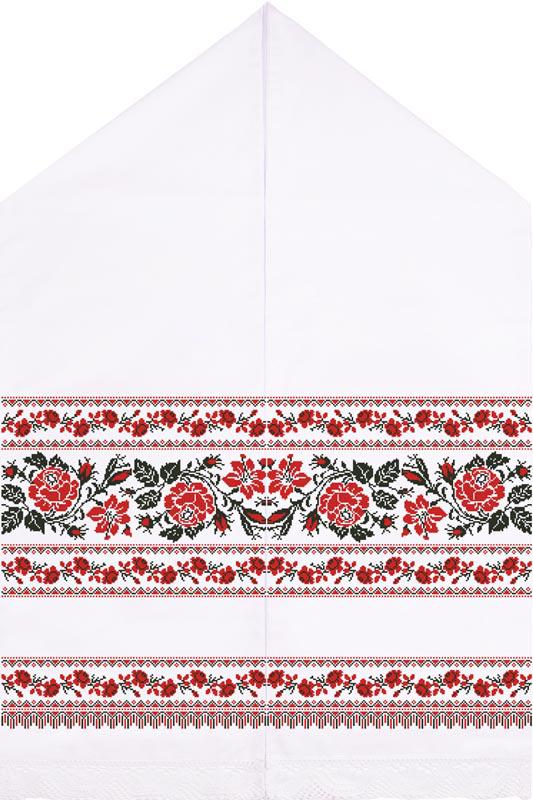 Схема Свадебный рушник для вышивки бисером и нитями на ткани габардин (ТР123пн5099)