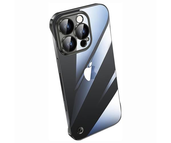 Чехол - накладка Omeve Clear Bamper для iPhone 16 Pro Max с защитой для камеры Черный