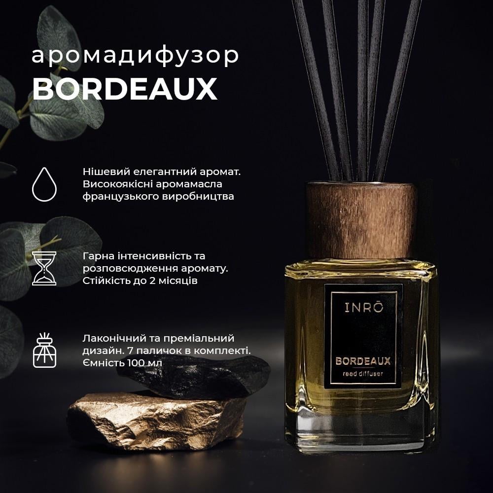Аромадиффузор парфюмированный BORDEAUX 100 мл - фото 3 Аромадиффузор парфюмированный BORDEAUX 100 мл - фото 3