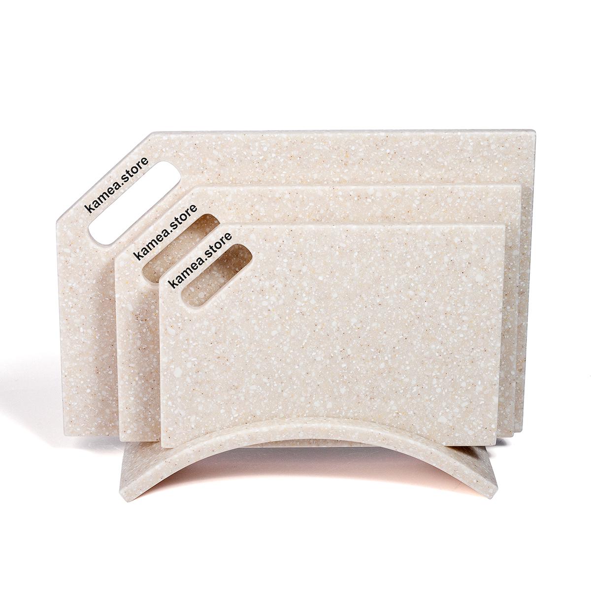 Набір дощок кухонних Kamea зі штучного каменю Space Galaxy - фото 3 Набір дощок кухонних Kamea зі штучного каменю Space Galaxy - фото 3