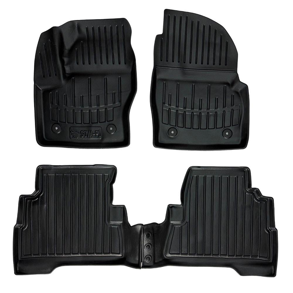 Коврики в салон SOVA-PL для Ford Kuga II 2012-2019 резиновые 5 шт. Черный (28800576) Коврики в салон SOVA-PL для Ford Kuga II 2012-2019 резиновые 5 шт. Черный (28800576)