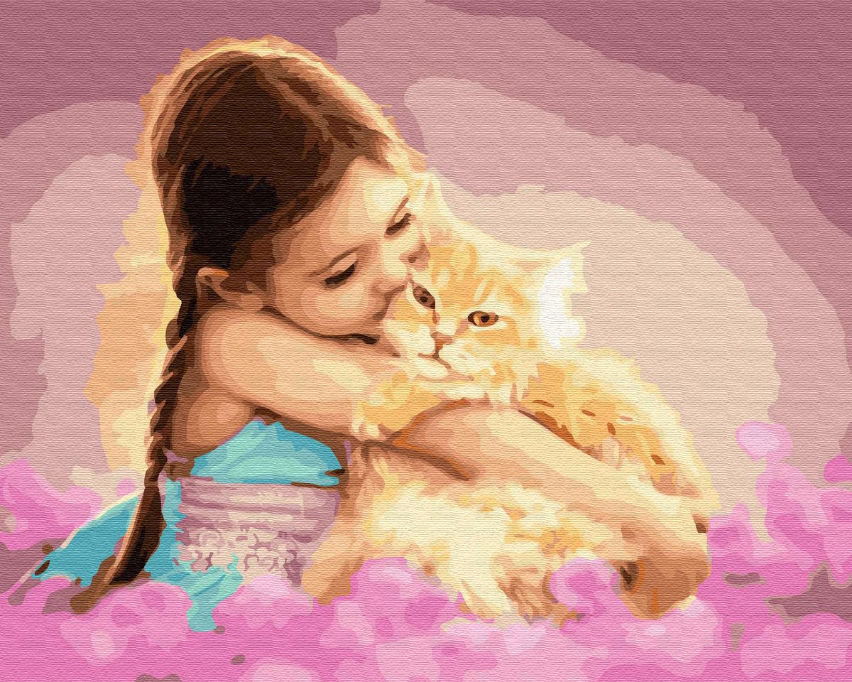 Картина по номерам Brushme Любимец в объятьях 40х50 см (BRM32865) Картина по номерам Brushme Любимец в объятьях 40х50 см (BRM32865)