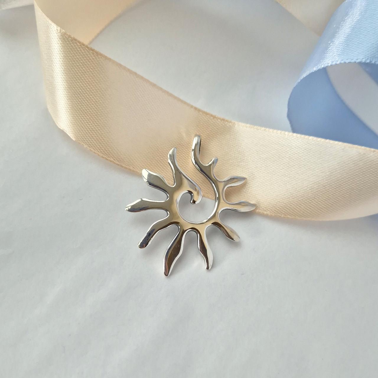 Підвіска без каменів ярило сонце срібло 925 проби родоване 6,34 г (3041пр) - фото 5 Підвіска без каменів ярило сонце срібло 925 проби родоване 6,34 г (3041пр) - фото 5