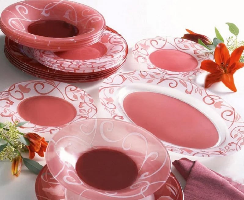 Сервиз столовый Luminarc Plenitude Rouge (L9076) 18 пр.