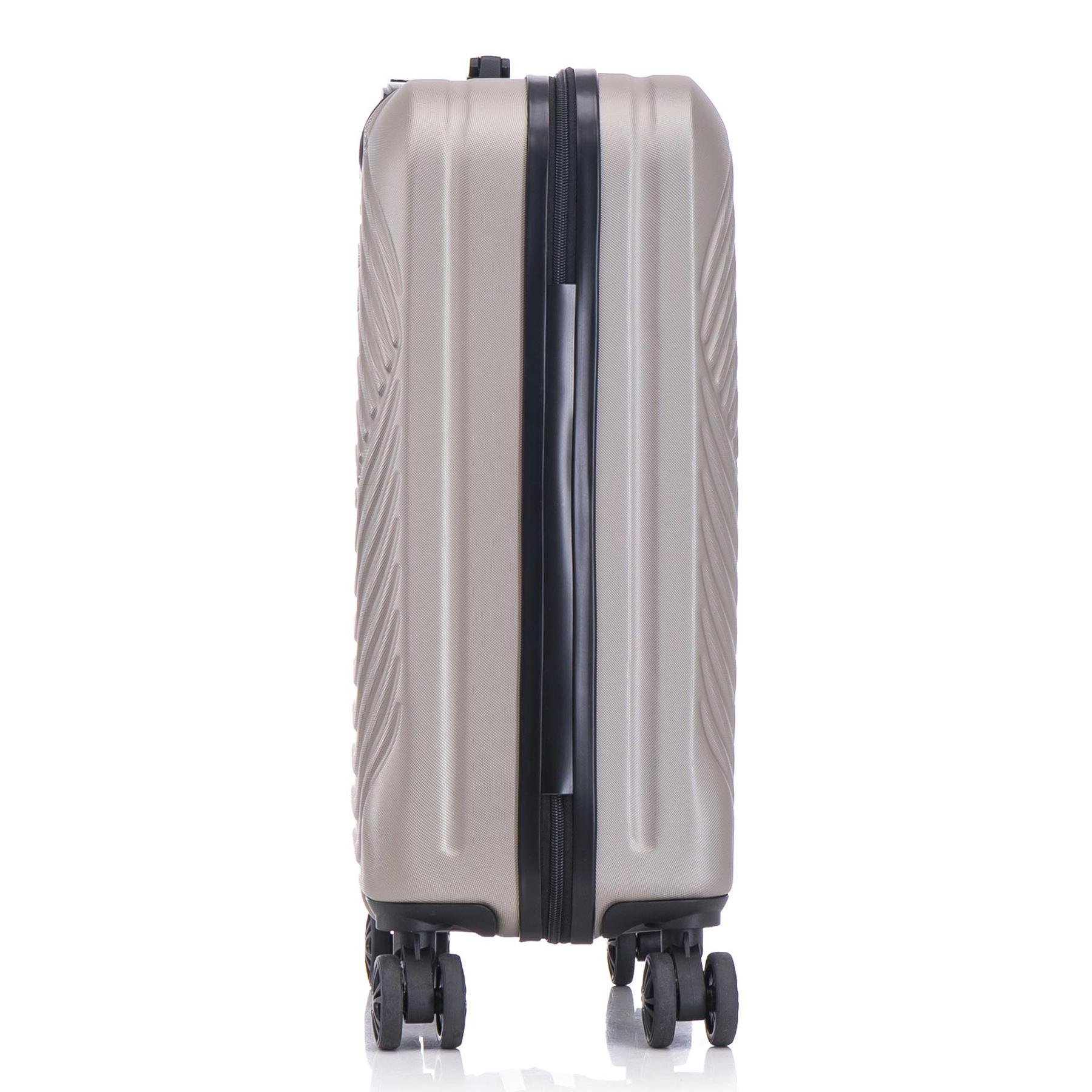 Чемодан малый ручная кладь SEMI LINE 20" ABS-пластик S Шампань (T5864-1) - фото 3