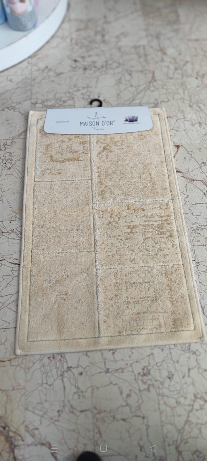 Набір килимків у ванну Maison D'or Gardiner fildisi 50x60/60x100 см (2000022279843)