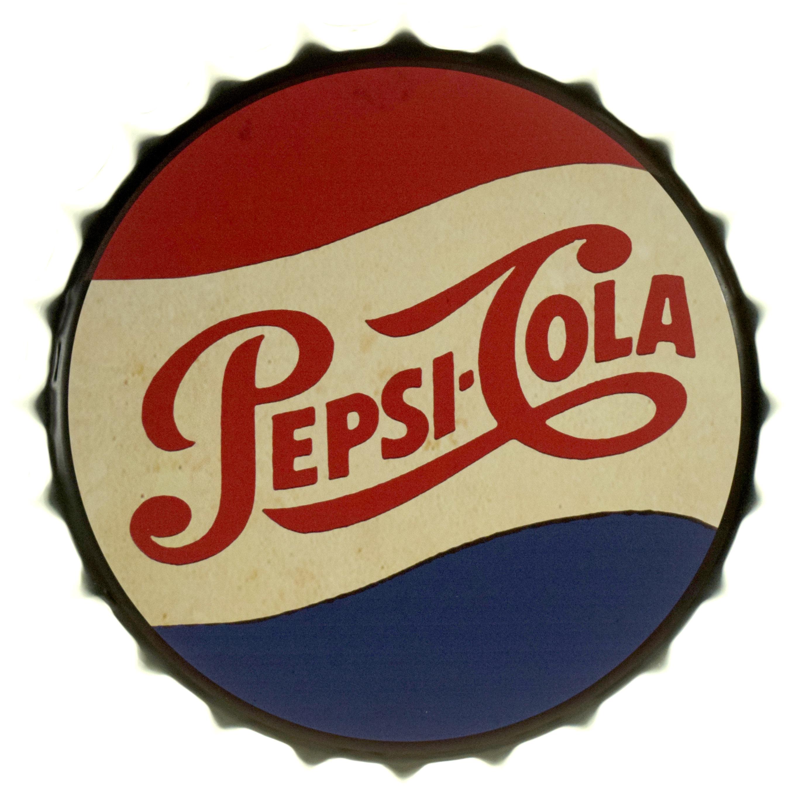 Табличка металлическая "Pepsi-Cola Logo" 35 см (ms-104200)