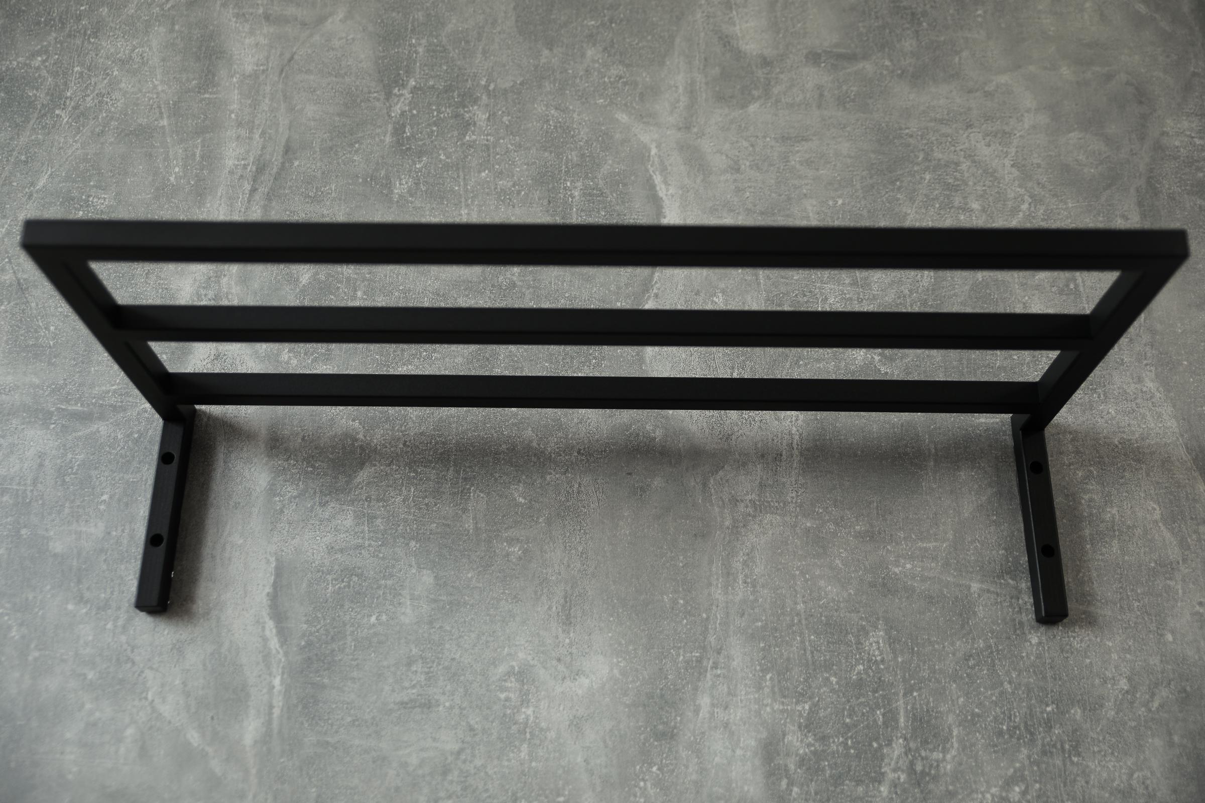 Полка для обуви Sharm одноэтажная из металла в стиле лофт 60х30х17 см (ML-17.3) - фото 6 Полка для обуви Sharm одноэтажная из металла в стиле лофт 60х30х17 см (ML-17.3) - фото 6