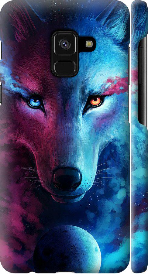 Чехол на Samsung Galaxy A8 2018 A530F Арт-волк (3999c-1344-42517)