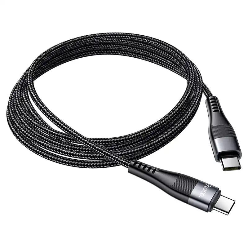 Кабель магнитный Usb Hoco U99 Type-C/Type-C 100W/2М 22pc Черный - фото 1