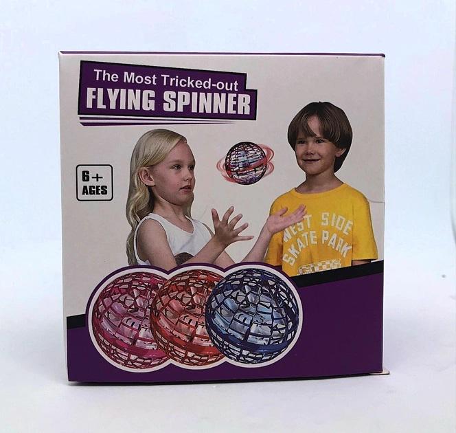 Шар-спиннер интерактивный Spinner Fly Nova ProВ светящийся/летающий (13401036) - фото 4