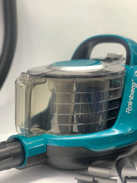 Пилосос з контейнером Rainberg RB-2267 колбовий з регулятором потужності фільтр 4L - 4200 W - фото 8