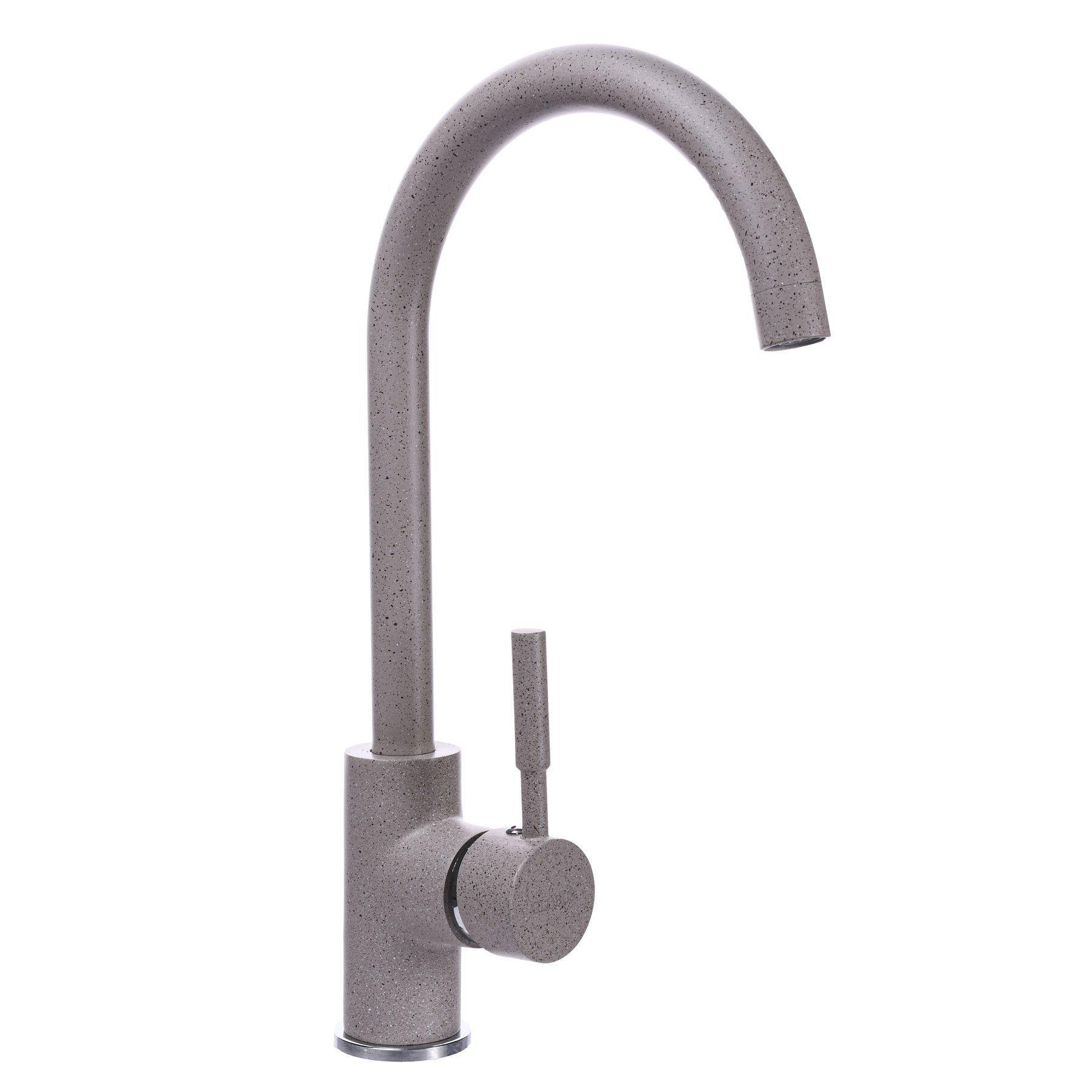 Смеситель для кухни Globus Lux Lazer GLLR-0203S-5-TERRA 000019225 однорычажный Бежевый (108327)