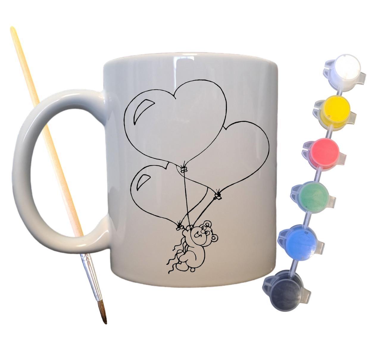 Набір для творчості кружка розмальовка День народження 330 мл Білий (КР0062) - фото 2 Набір для творчості кружка розмальовка День народження 330 мл Білий (КР0062) - фото 2