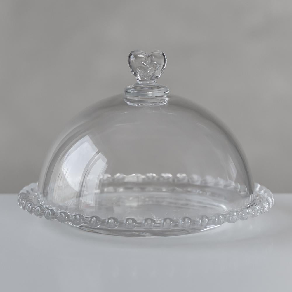 Тортовница стеклянная Сердце любви 19х14 см (9269-004)