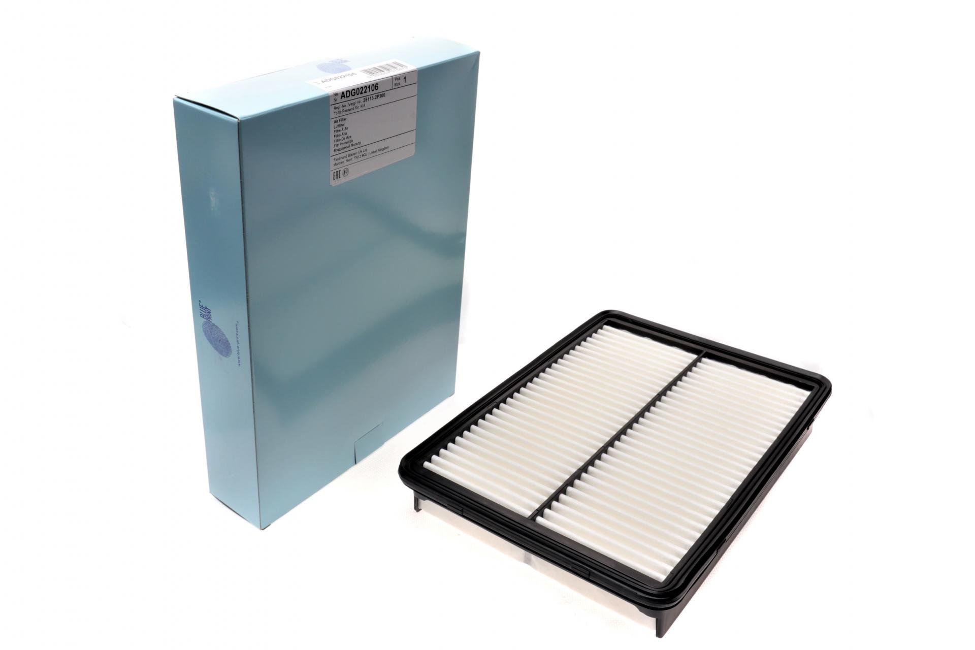 Фильтр воздушный BLUE PRINT для Hyundai Grandeur/Santa Fe II/Kia Sorento II 2,0D/2,2D 09- (ADG022106)