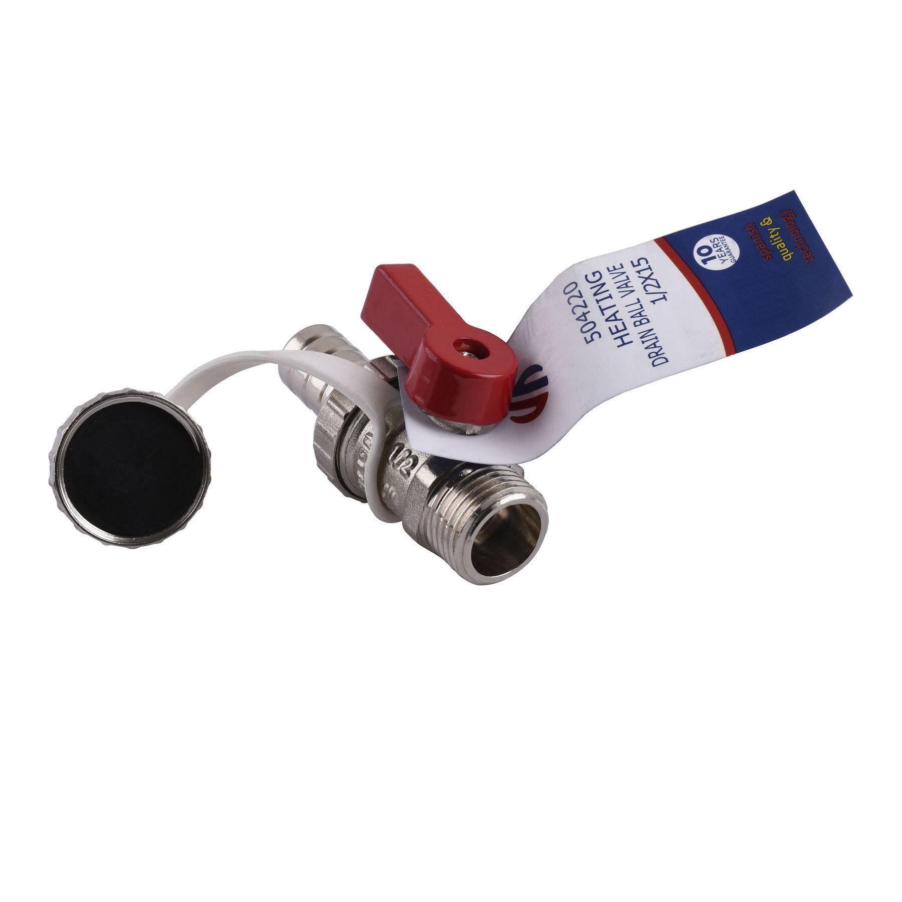 Кран зливу/підживлення Arco 504220 SPAIN з заглушкою 1/2″ Red (GSR-000020618) - фото 2 Кран зливу/підживлення Arco 504220 SPAIN з заглушкою 1/2″ Red (GSR-000020618) - фото 2