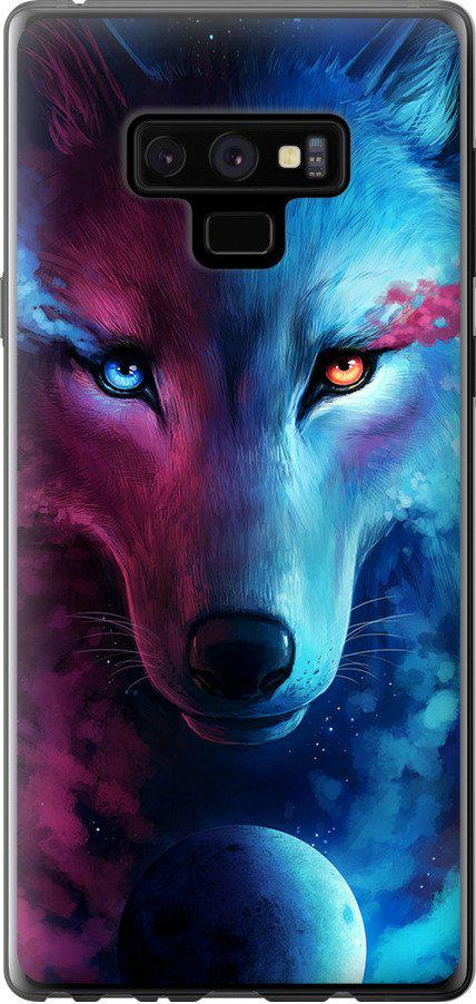 Чехол на Samsung Galaxy Note 9 N960F Арт-волк (3999t-1512-42517)