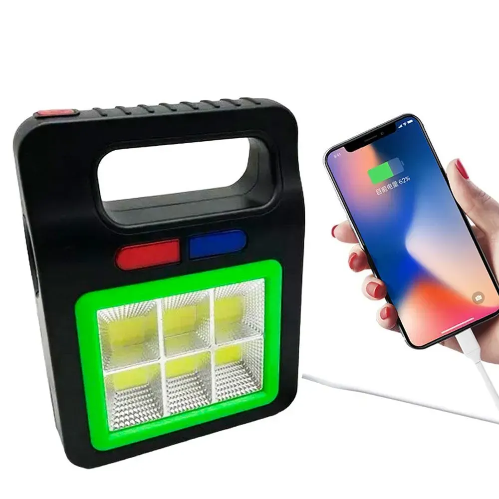 Ліхтар ручний світлодіодний YX-605COB-6 із сонячною панеллю акумуляторний (234568150) - фото 2 Ліхтар ручний світлодіодний YX-605COB-6 із сонячною панеллю акумуляторний (234568150) - фото 2