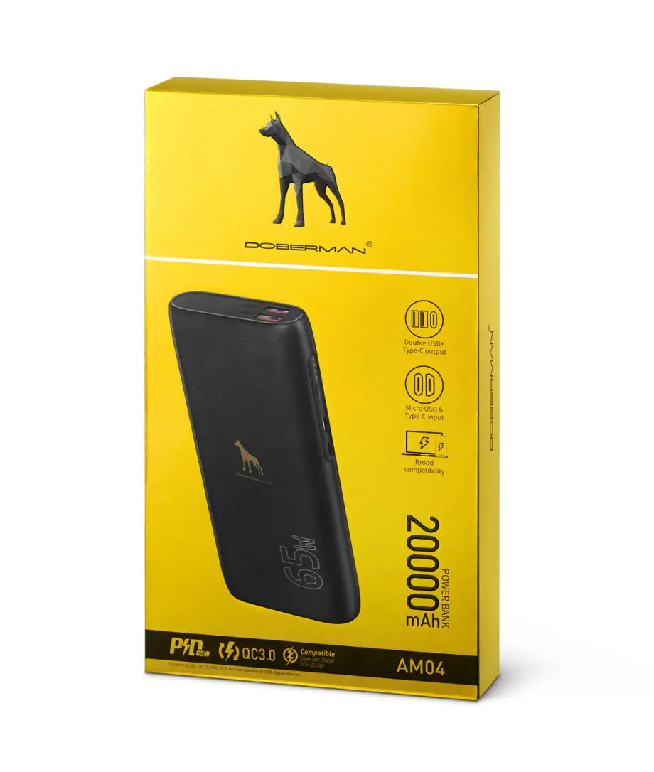 Повербанк Doberman Powerbank 20000 mAh 65 W - фото 6