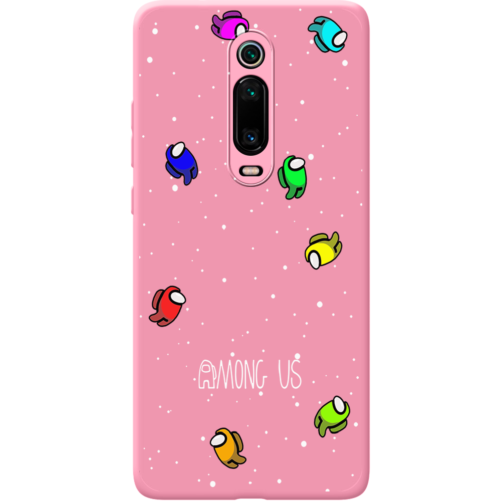 Чехол BoxFace Xiaomi Mi 9T / Mi 9T Pro Among Us Invisible Розовый силикон (37376-bk76-43049)